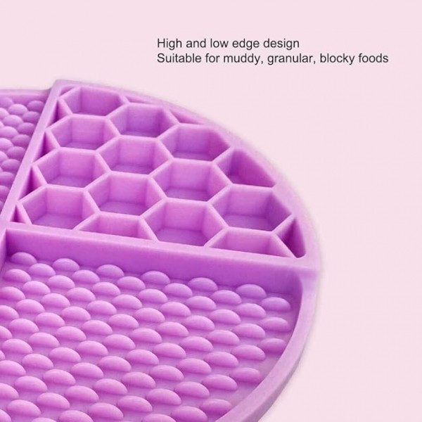 Pet Licky Pad Silikonmatte - Slow Feeder Für Hunde & Katzen | 20x20cm Leckmatte Zur Fellpflege